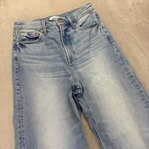 Pistola Jeans Women's 29 Lana High Rise Ultra High Rise Cropped Cuffed Snowcat